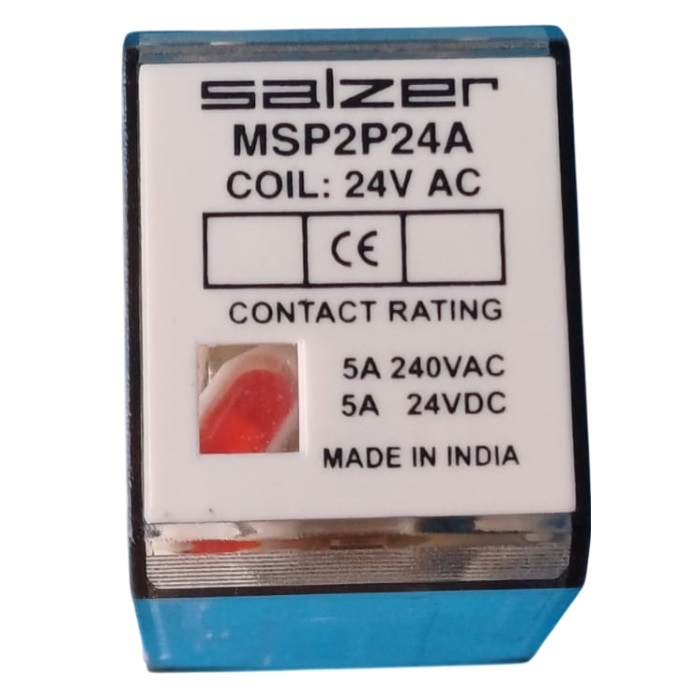 Salzer Relay 2 Pin 24V AC M-Series (Changeover ) - MSP2P24A