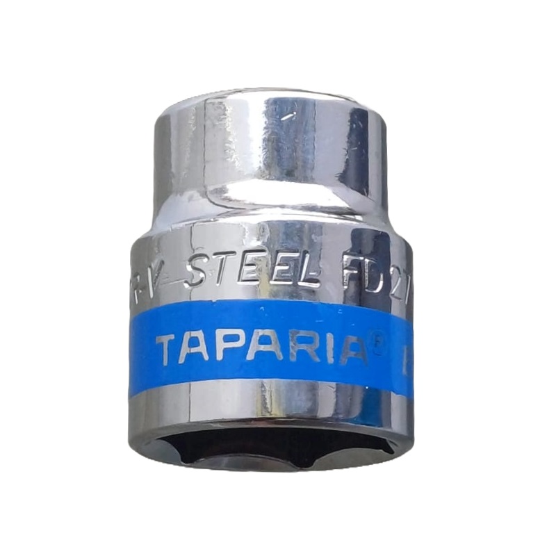 Taparia 21 mm Socket 1/2" Square Drive : Flank Drive - FD21H