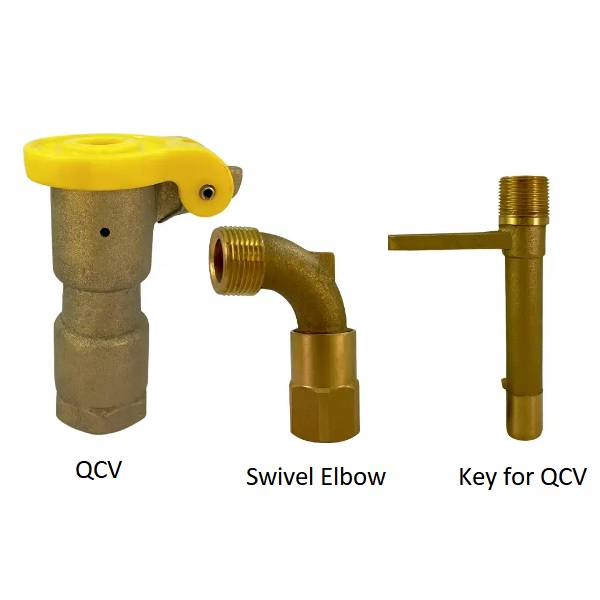 Harit 3/4 inch Brass Quick Coupling Valve (QCV) - HT-70B