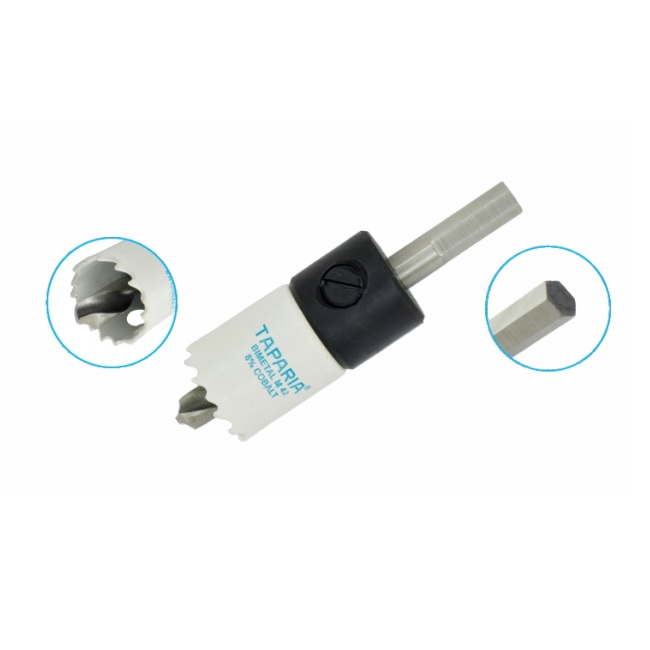TAPARIA  8 mm (5/16") Bimetal Mini Hole Saw Cutter - HSM8