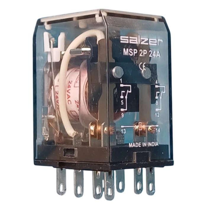 Salzer Relay 2 Pin 24V AC M-Series (Changeover ) - MSP2P24A