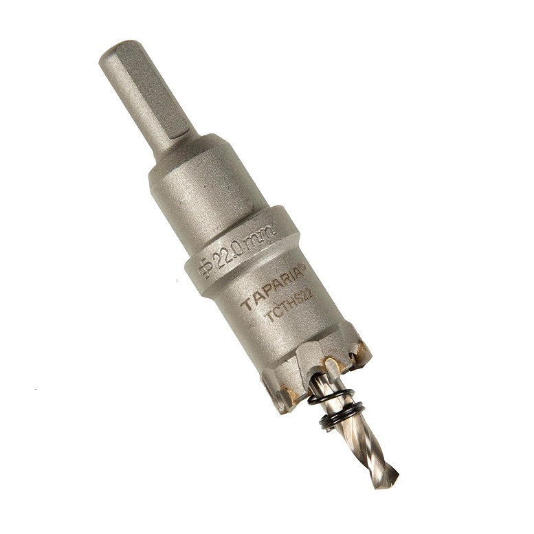 TAPARIA 22 mm Ø Tungsten Carbide Tip Hole Saw Cutter - TCTHS22