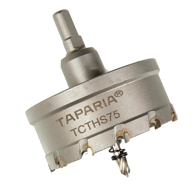 TAPARIA 75 mm Ø Tungsten Carbide Tip Hole Saw Cutter - TCTHS75