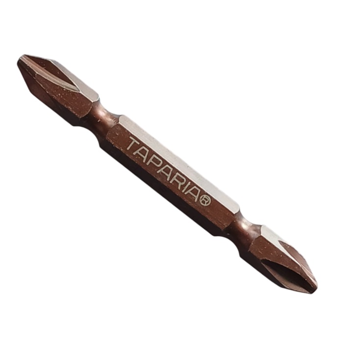 TAPARIA  50 mm Long PH1xPH1 Philips Double Head Screw Driver Bit (Star-Bit) - SBPP5011