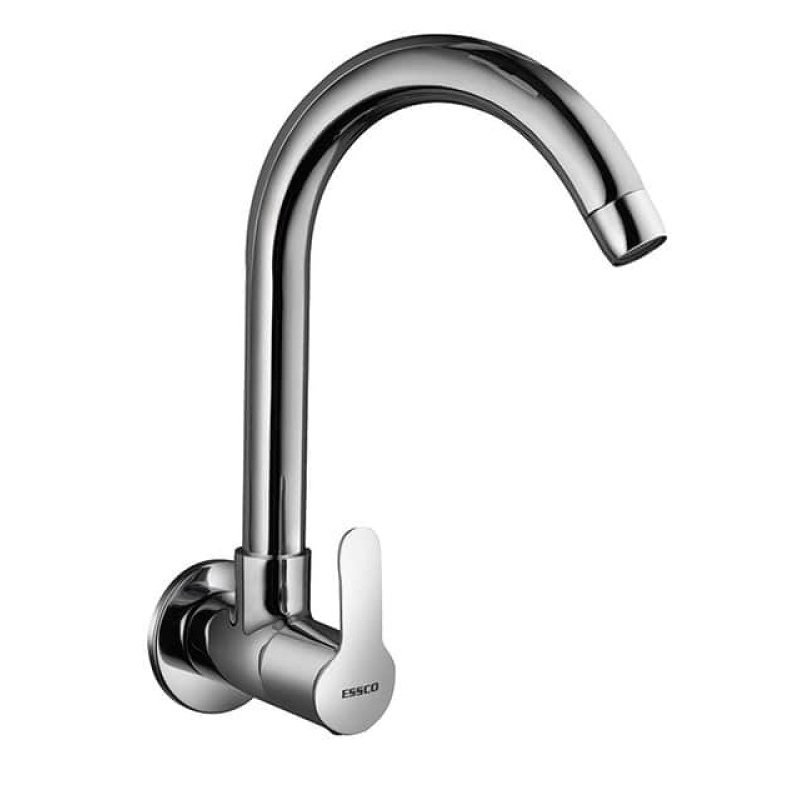 ESSCO Sink Cock with Swinging Spout (Wall Mount) - COS-CHR-103347N