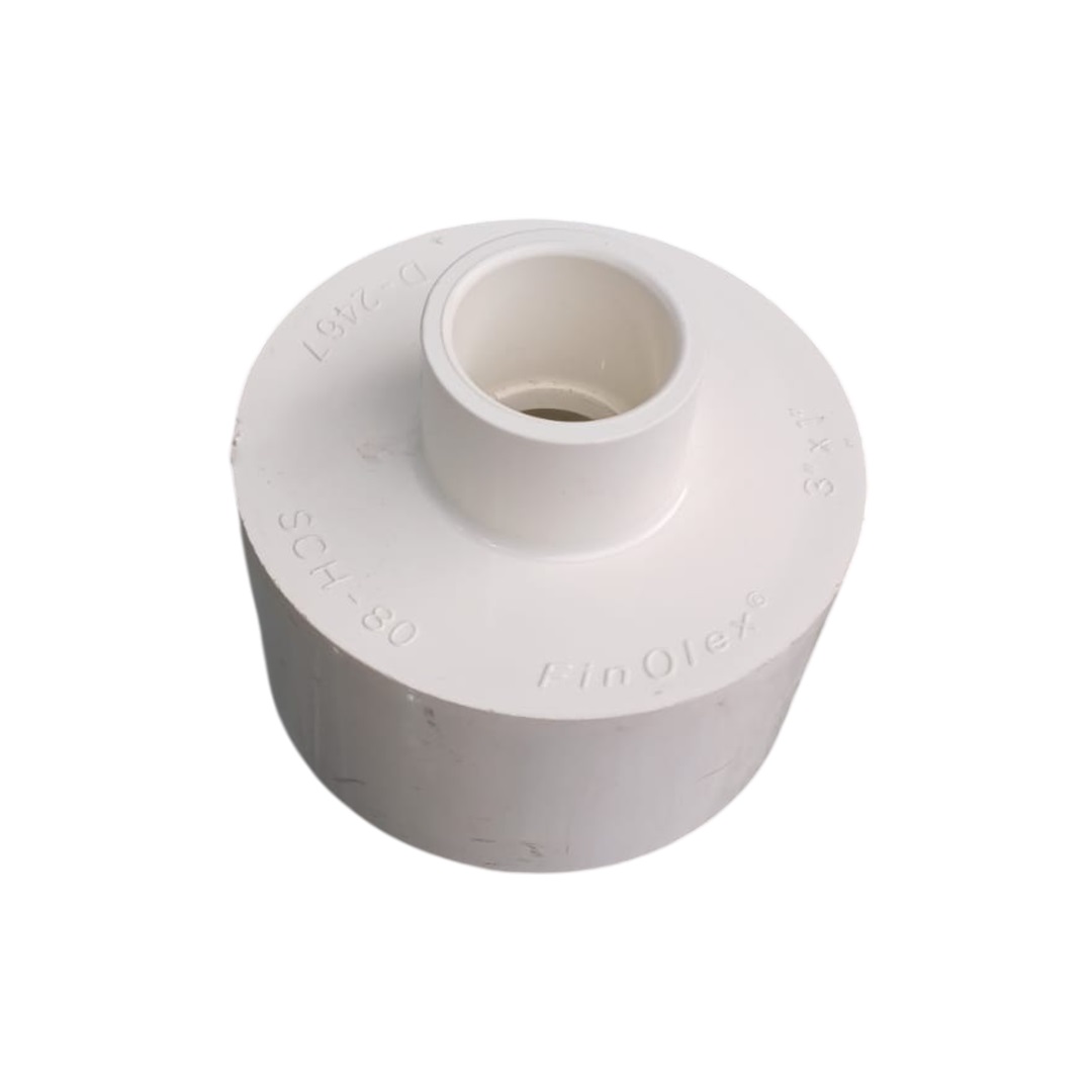 FINOLEX 3 x 1 inch UPVC Reducer Coupler SCH-80 - 4696