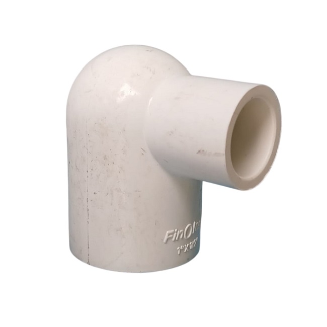 Finolex 1" x 1/2" UPVC Reducing Elbow SCH-80 - 4732