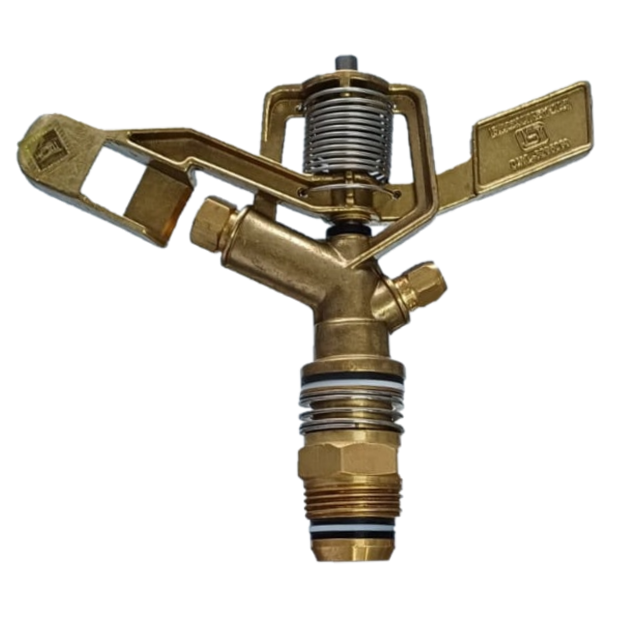 Harit Gold Brass Impact Sprinkler 3/4 inch (Full Circle) ISI Mark - HT-20