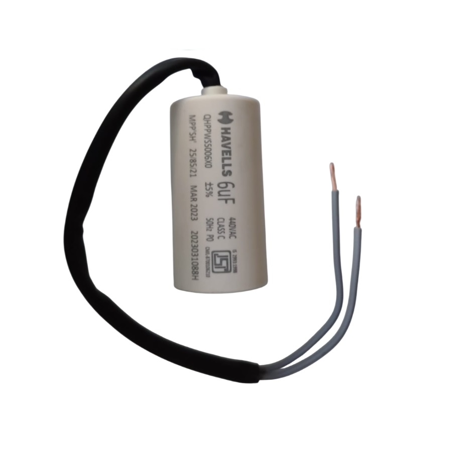 HAVELLS Motor Running Capacitor 6 MFD 440 VAC - QHPPWS5006X0