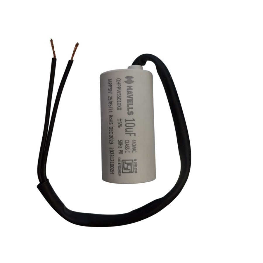 HAVELLS Motor Running Capacitor 10 MFD 440 VAC - QHPPWS5010X0