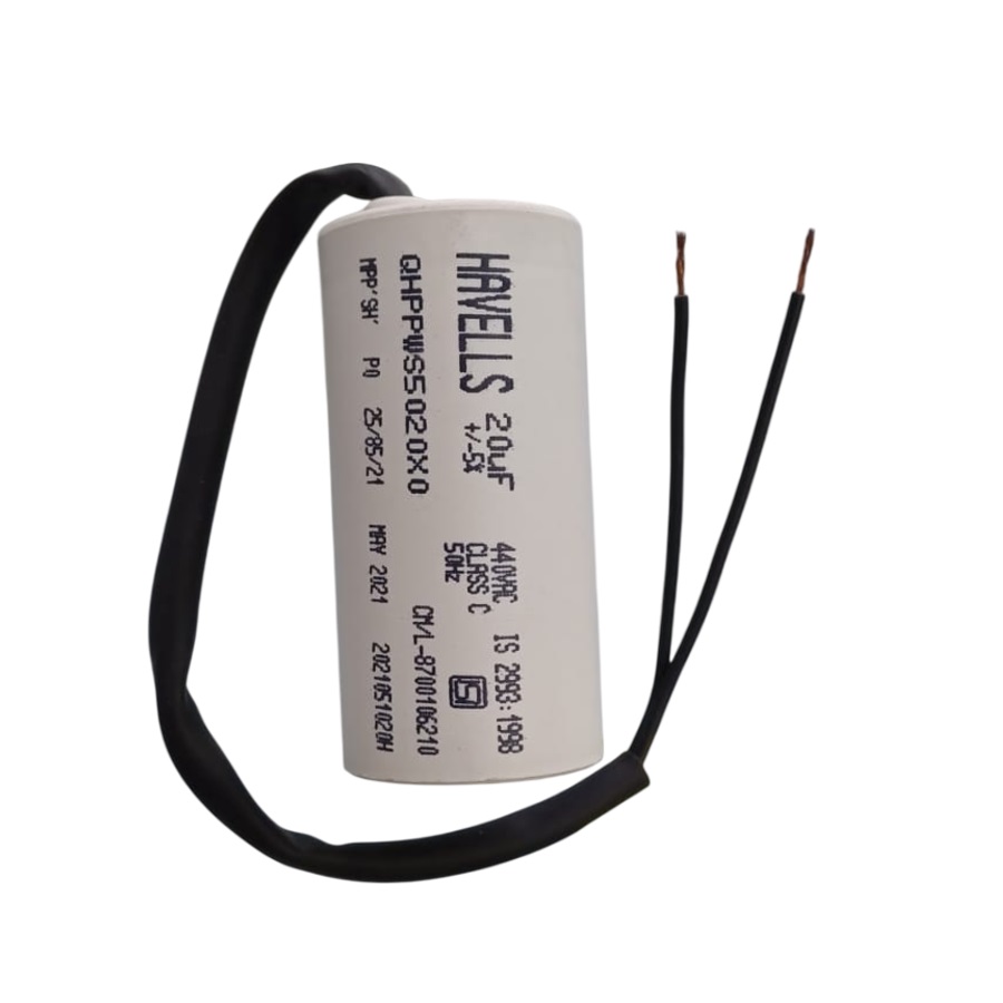 HAVELLS Motor Running Capacitor 20 MFD 440 VAC - QHPPWS5020X0