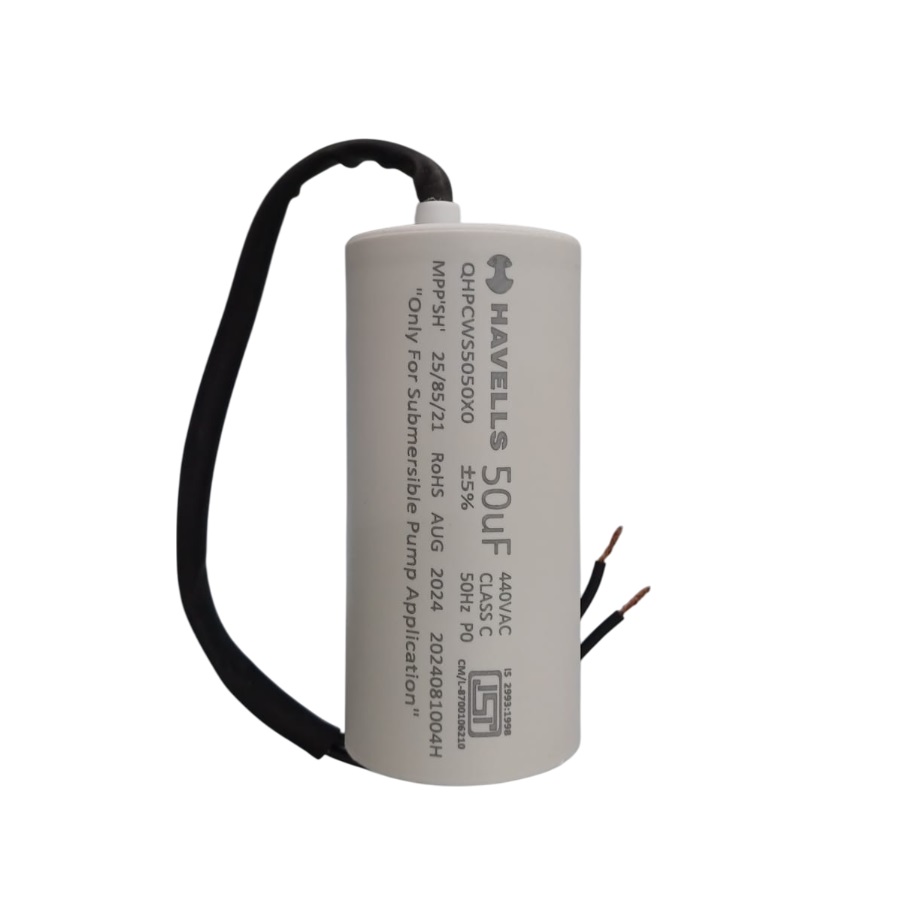 HAVELLS Motor Running Capacitor 50 MFD 440 VAC - QHPPWC5050X0