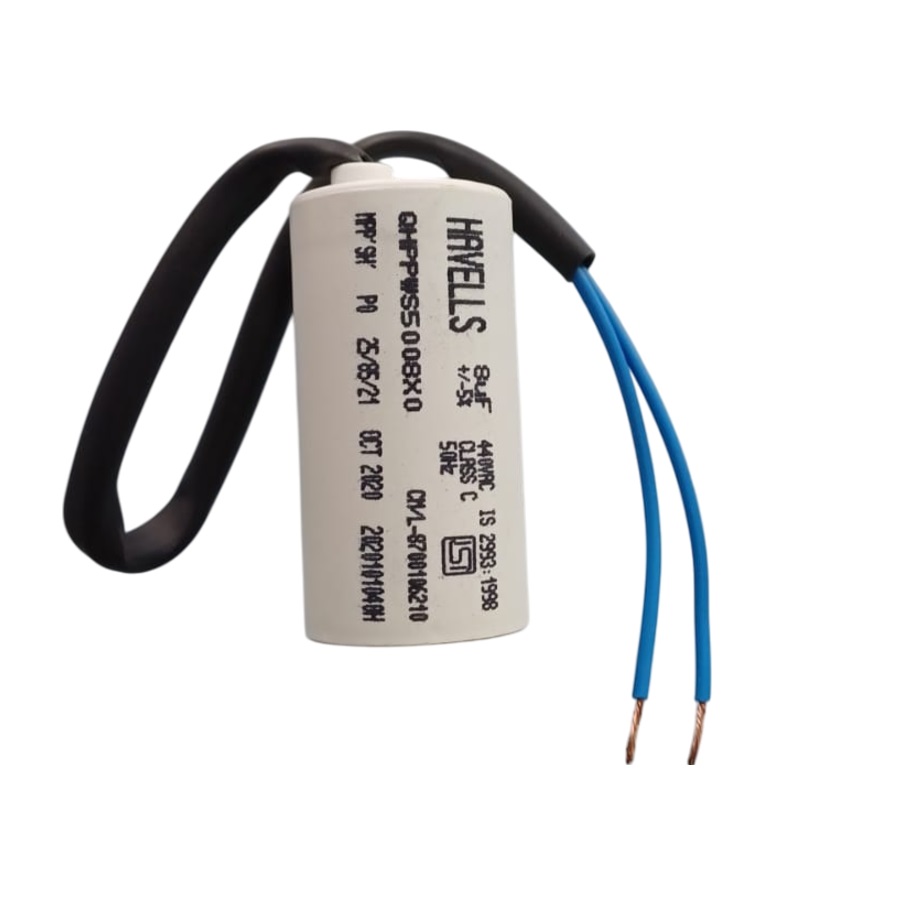HAVELLS Motor Running Capacitor 8 MFD 440 VAC - QHPPWS5008X0