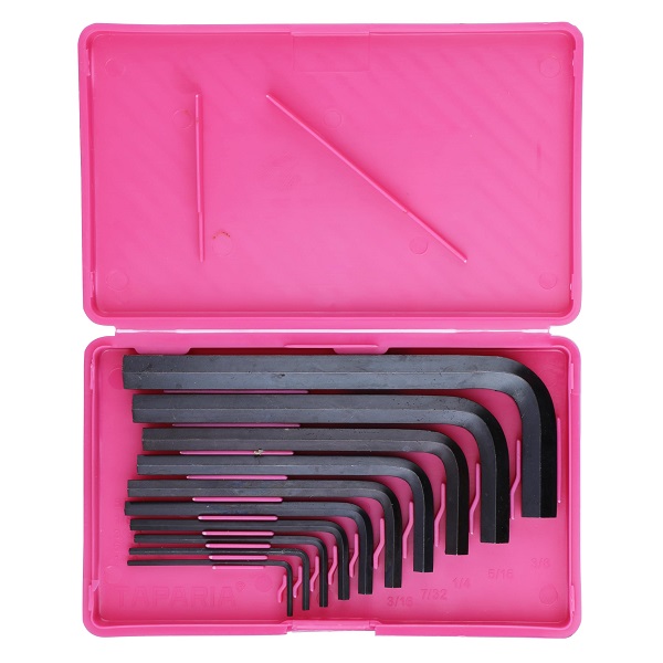 TAPARIA Allen Key Set of 10 Pcs. (inch) - Black Finish - AKI10
