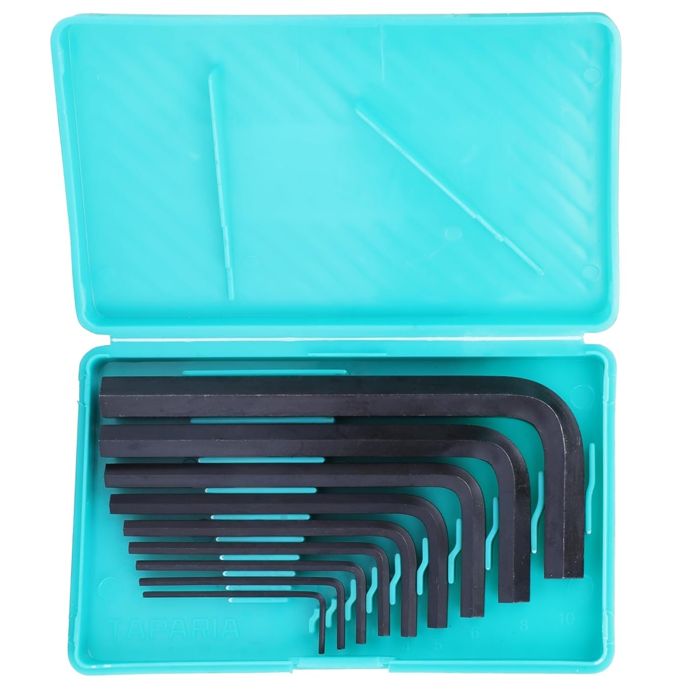 TAPARIA Allen Key Set of 9 Pcs. (mm) - Black Finish - KM9V