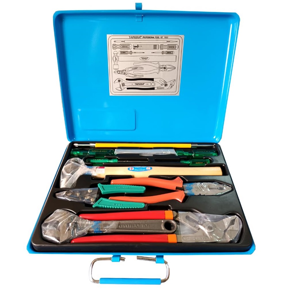 TAPARIA Professional Tool Kit 9 pcs. (Universal Professional Hand Tool Kit) - 1022