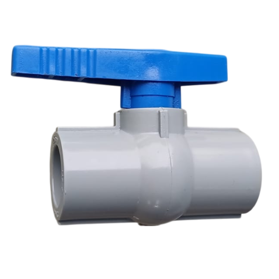 WATERTEC 1/2 inch (20 mm) RPVC Plain Ball Valve Long Handle - VL301024